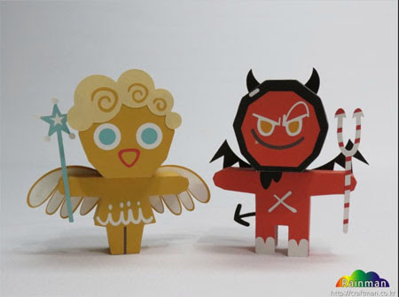 Angel Cookie Paper Toy