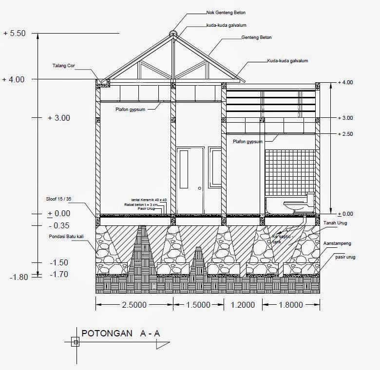 desain rumah cad untuk