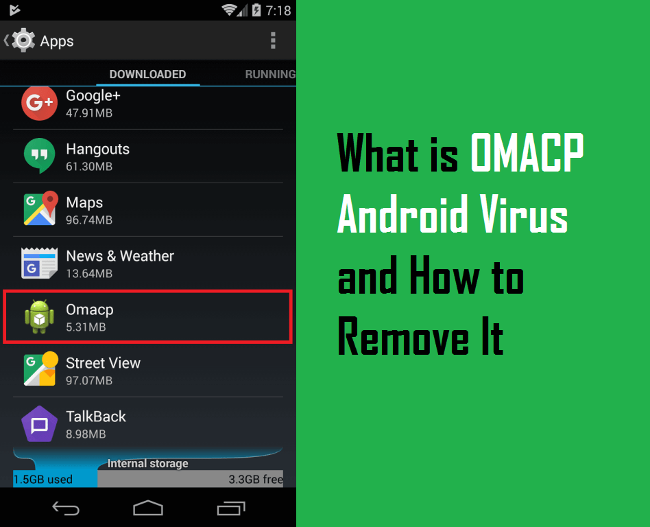 What is OMACP Android Virus 