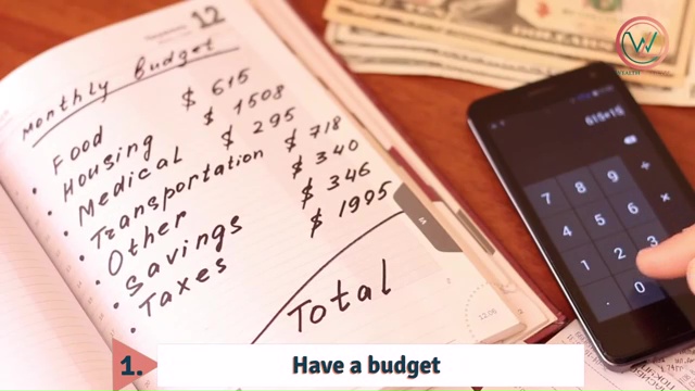 Have a budget The bedrock of having a great financial future still remains to have a good budget you can't be good with money and save unless you budget on a high level budget allows you to know how much you spend and how much you save.