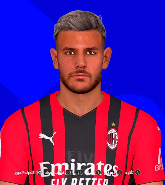 Theo Hernandez Face For PES 2017