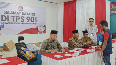 99 Persen Pemilih Nyoblos di TPS Khusus Rutan Mempawah