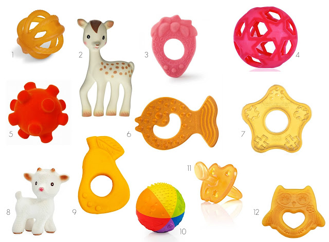 Natural Rubber Baby Toys 