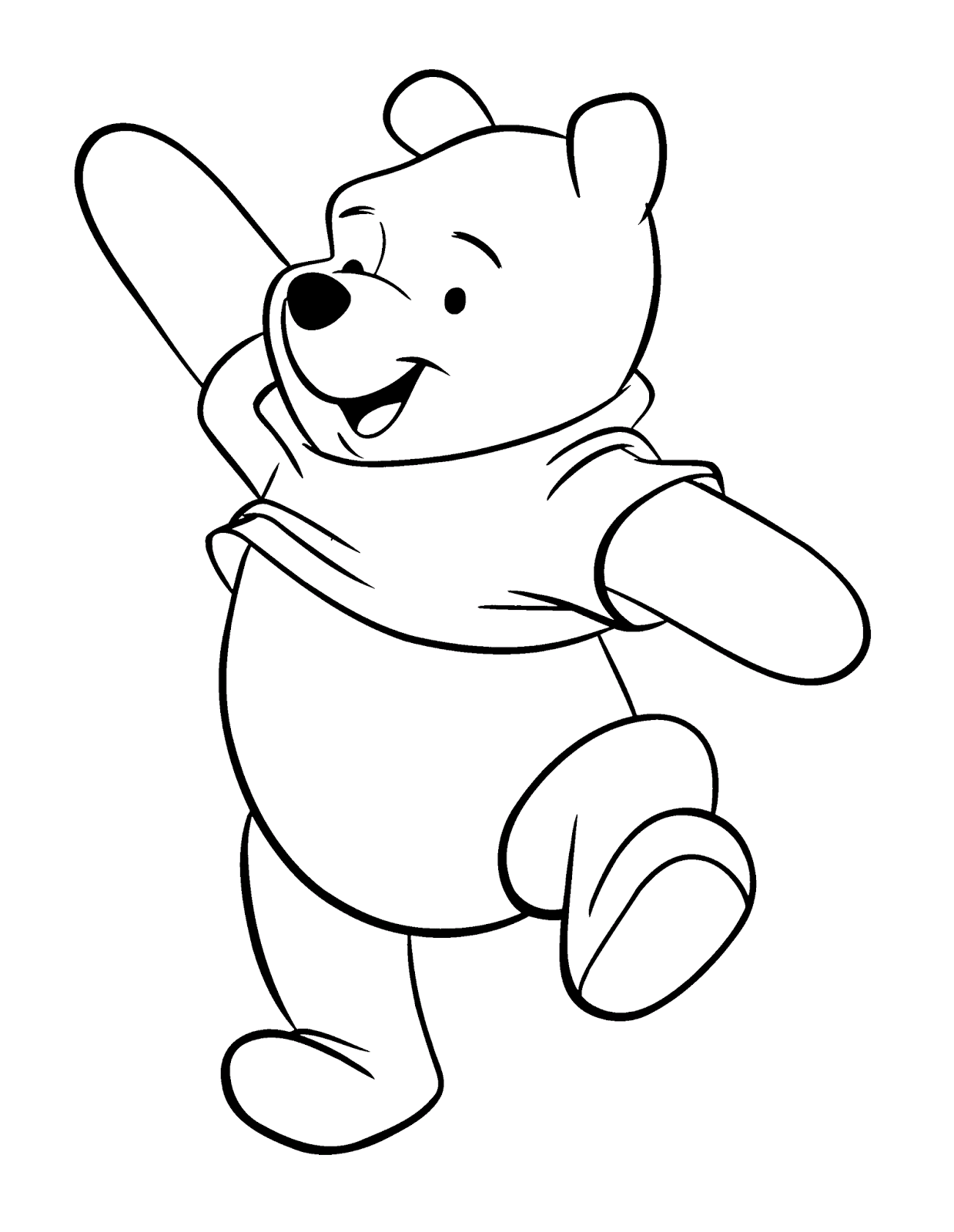 10 Mewarnai Gambar  Winnie  The Pooh 