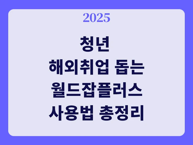 월드잡플러스, 표제 이미지