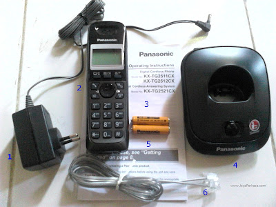 Jual Telepon Rumah Wireless Panasonic KX-TG2511 Denpasar Bali