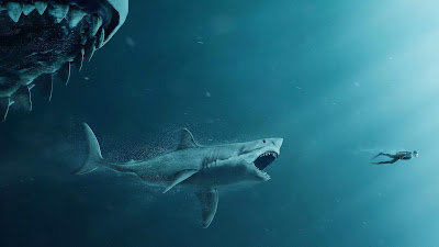 the meg movie image shark