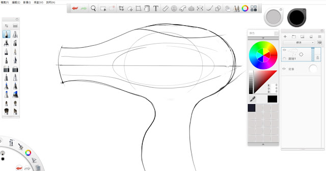 Sketchbook Pro 快速設計表現技法教學1