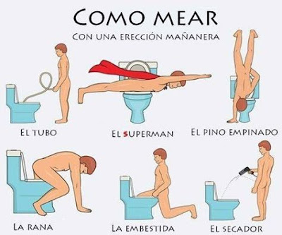 Como ir al baño con una erección en la mañana