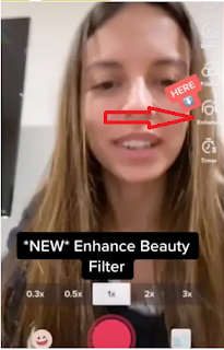 Tiktok enhance filter || How to get the enhance filter on tiktok