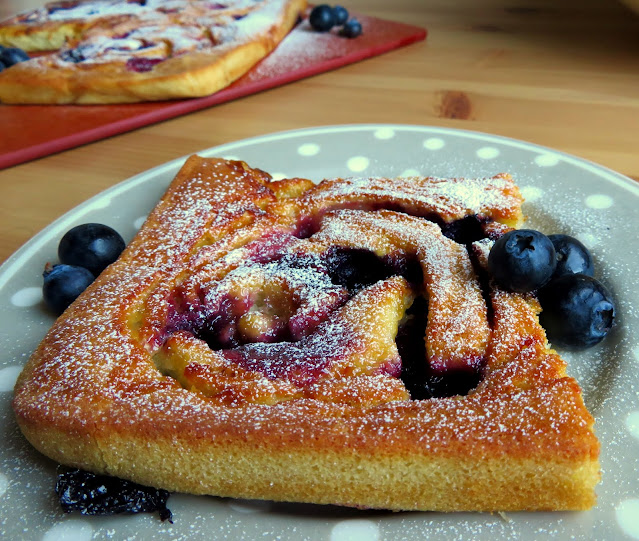 Blueberry & Lemon Sheet Pan Pancake