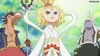 ワンピースアニメ 魚人島編 544話 オトヒメ王妃 | ONE PIECE Episode 544