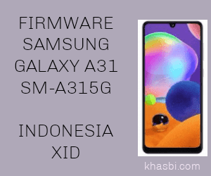 Firmware Samsung Galaxy A31 SM-A315G XID