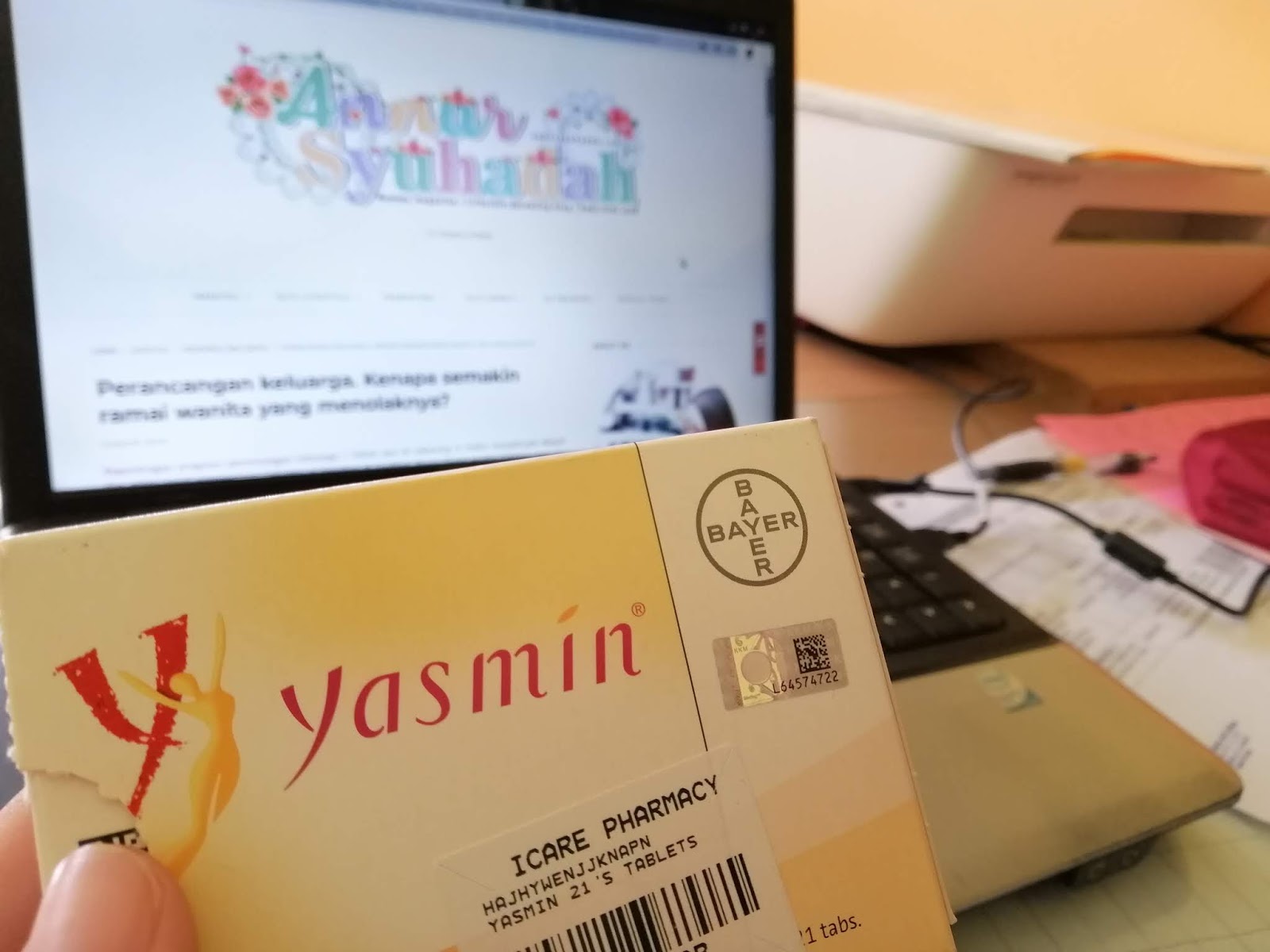Review Pil Perancang Yasmin (Yasmin - Drospirenone/ethinyl 