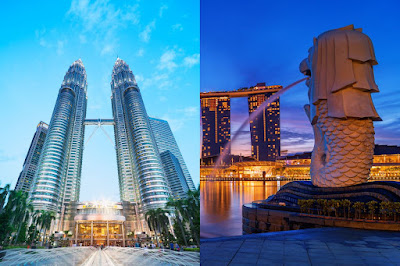 Singapore and Malaysia