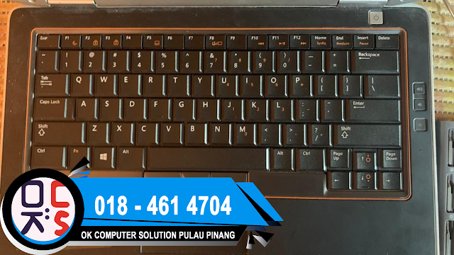 SOLVED: KEDAI REPAIR LAPTOP NIBONG TEBAL | DELL LATITUDE E6420 | KEYBOARD AUTO TYPING PROBLEM | NEW KEYBOARD REPLACEMENT