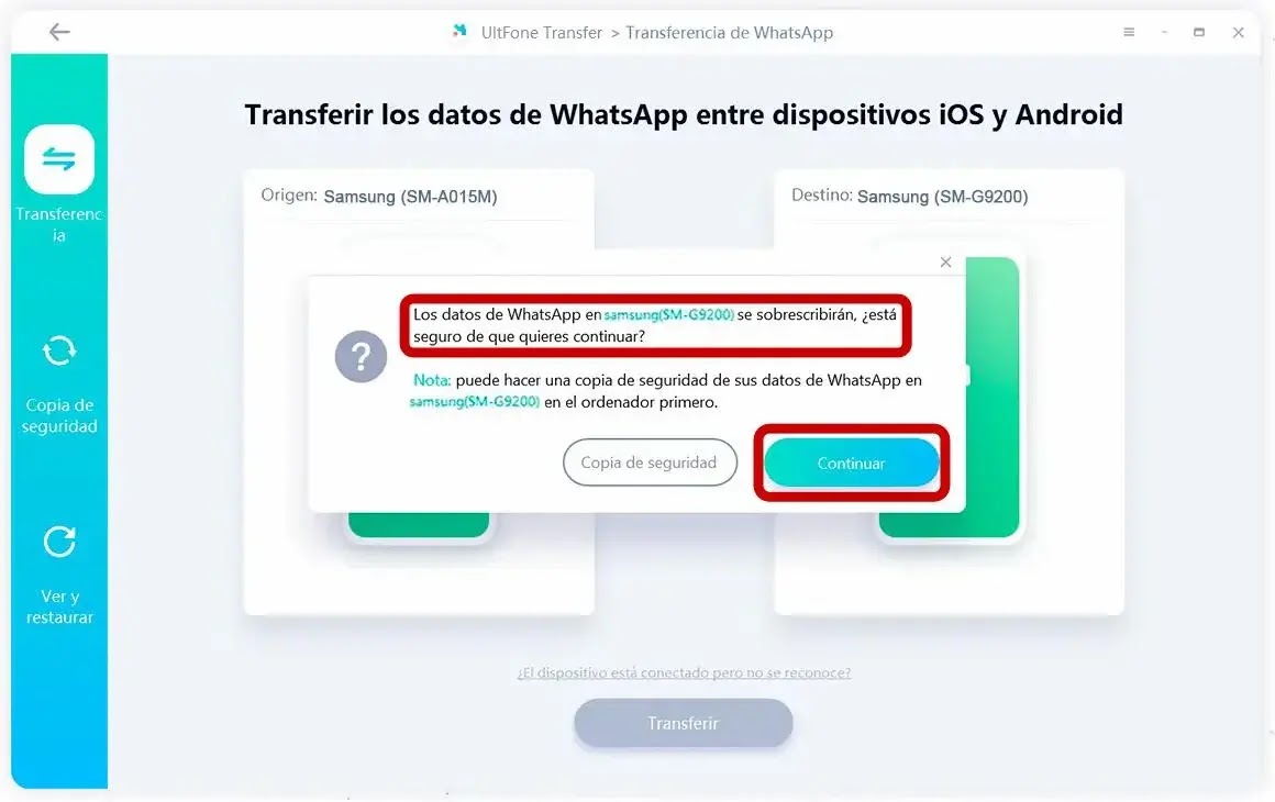 aplicacion gratis para transferir whatsapp de iphone a android