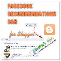 Thêm Facebook Recommendations Bar cho blogger