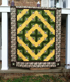 John Deere Log Cabin Quilt