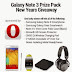 Galaxy Note 3 New Year Prize Pack Giveaway Worldwide