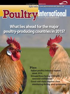 Poultry International - March 2015 | ISSN 0032-5767 | TRUE PDF | Mensile | Professionisti | Tecnologia | Distribuzione | Animali | Mangimi
For more than 50 years, Poultry International has been the international leader in uniquely covering the poultry meat and egg industries within a global context. In-depth market information and practical recommendations about nutrition, production, processing and marketing give Poultry International a broad appeal across a wide variety of industry job functions.
Poultry International reaches a diverse international audience in 142 countries across multiple continents and regions, including Southeast Asia/Pacific Rim, Middle East/Africa and Europe. Content is designed to be clear and easy to understand for those whom English is not their primary language.
Poultry International is published in both print and digital editions.
