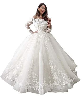Ball Gown Wedding Dresses with Sleeves | Wedding---Dress