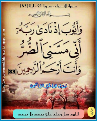 سورة الانبياء - سورة 21 - اية 83