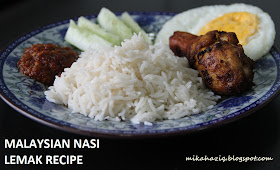 how to cook nasi lemak