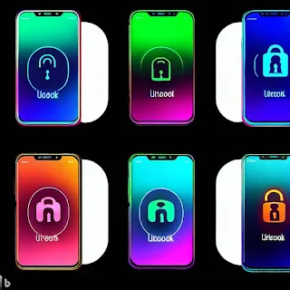 A collage of six iPhone unlock software logos