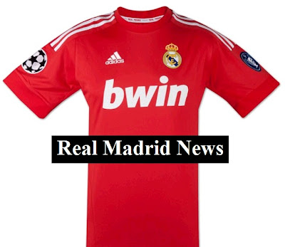 Real Madrid away jersey for Champions League 2011-2012