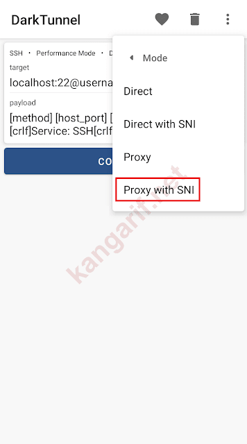klik proxy with sni