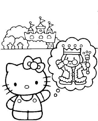 Hello Kitty Coloring Pages,Hello Kitty