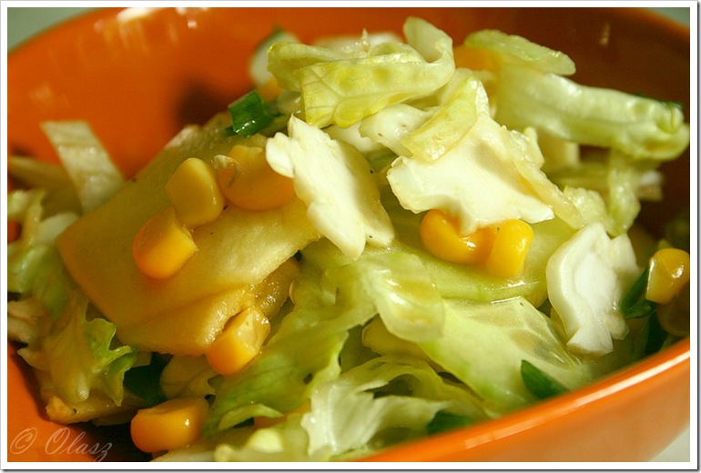 credit crunch salad/sałatka/surówka