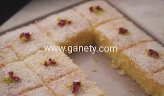 طريقة عمل كيكة البسبوسة الخفيفه الذيذه