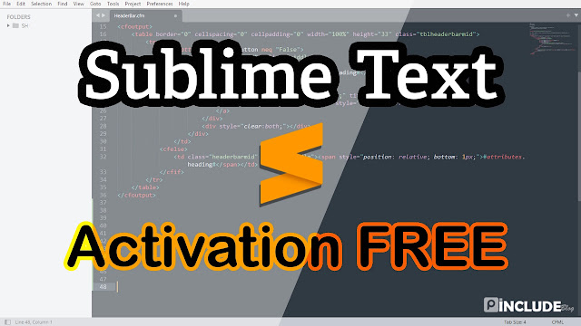 How to activate sublime Text for free