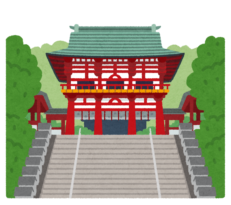 無料イラスト かわいいフリー素材集 近江神宮のイラスト