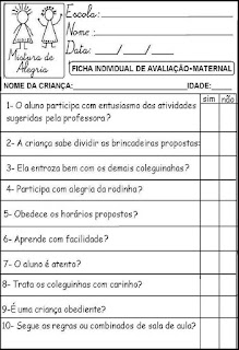 Ficha individual para maternal