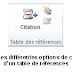Comment créer une Table de références? - MOS Word2010 Expert