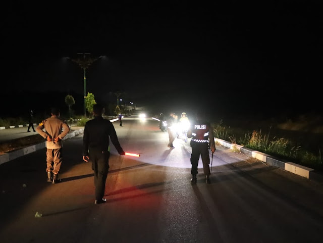 56 Kendaraan Sepeda Motor Terjaring Saat Polres Karimun Menggelar Patroli Cipta Kondisi