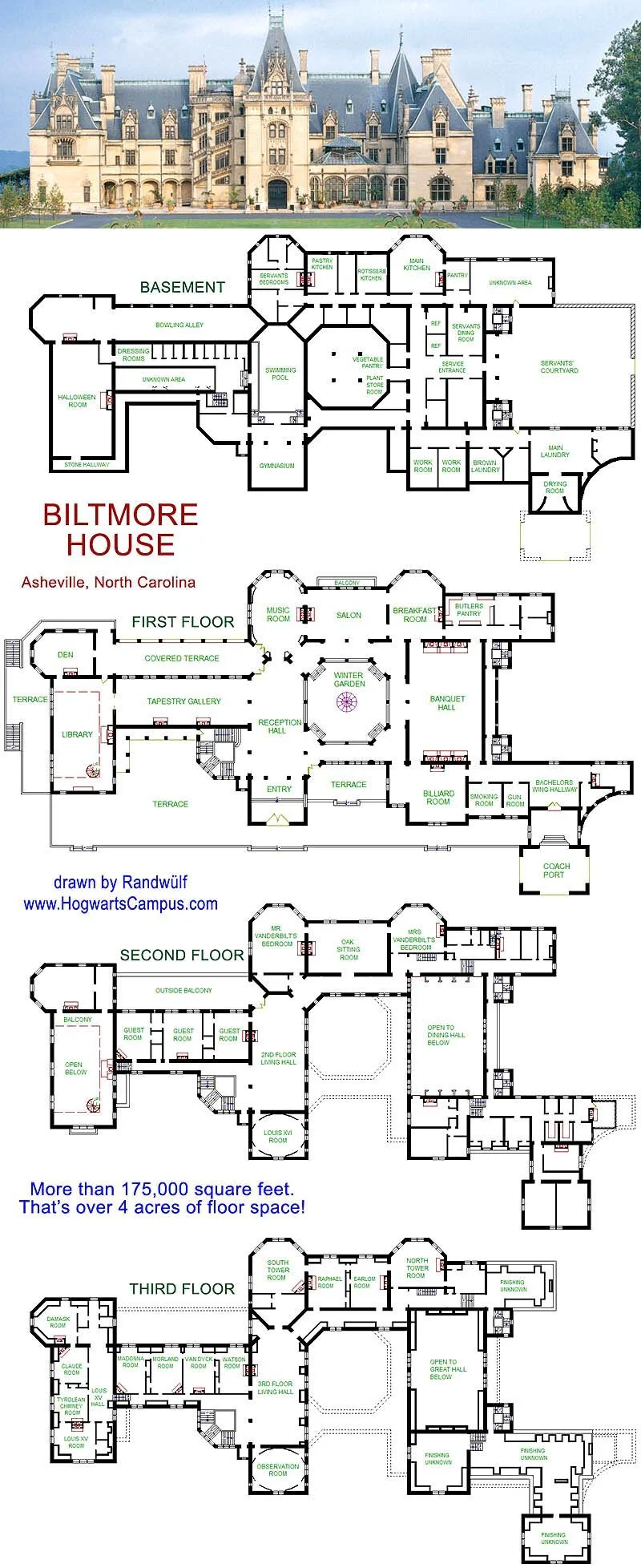 Biltmore Estate Floor Plan Castle floor plan, School floor plan Created For Estate Floor Plans