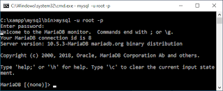 Menyambungkan Koneksi Server MySQL dan MariDB dengan CMD 