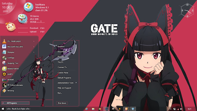 [Theme Win 8/8.1] Rory Mercury - Gate By Bashkara