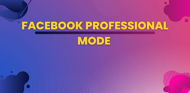 How to convert Facebook profile to professional mode