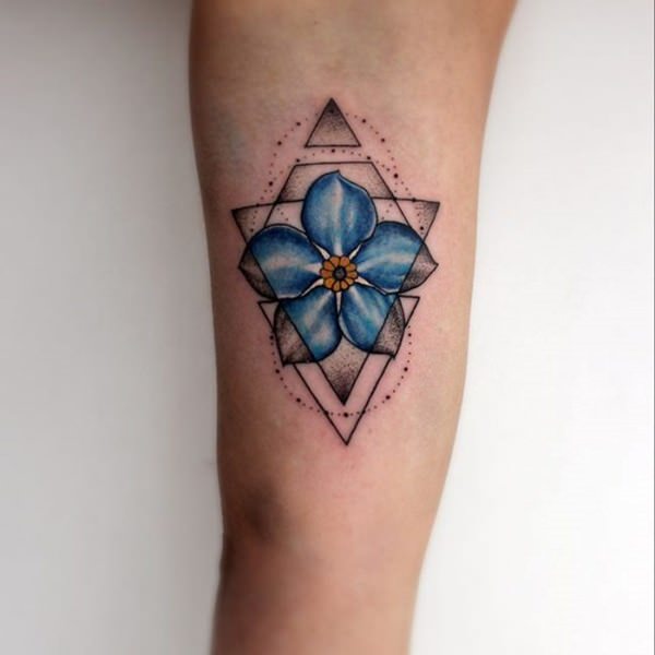 Tatuagens geométricas - 56 ideias femininas que vão deixar vocês inspiradas