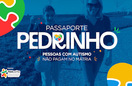  Passaporte Pedrinho já está disponível para entrada gratuita a pessoas com autismo no Mátria Parque
