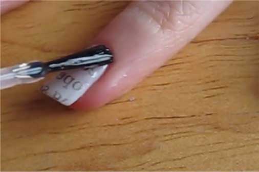 Newspaper nail art,How To Make Newspaper Nails