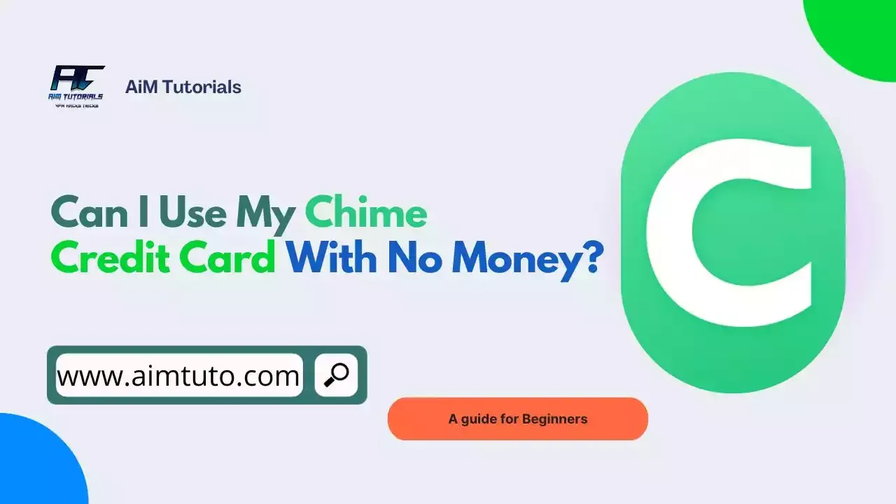 can i use my chime credit card with no money