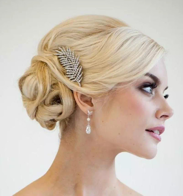 twisted updo for weddings