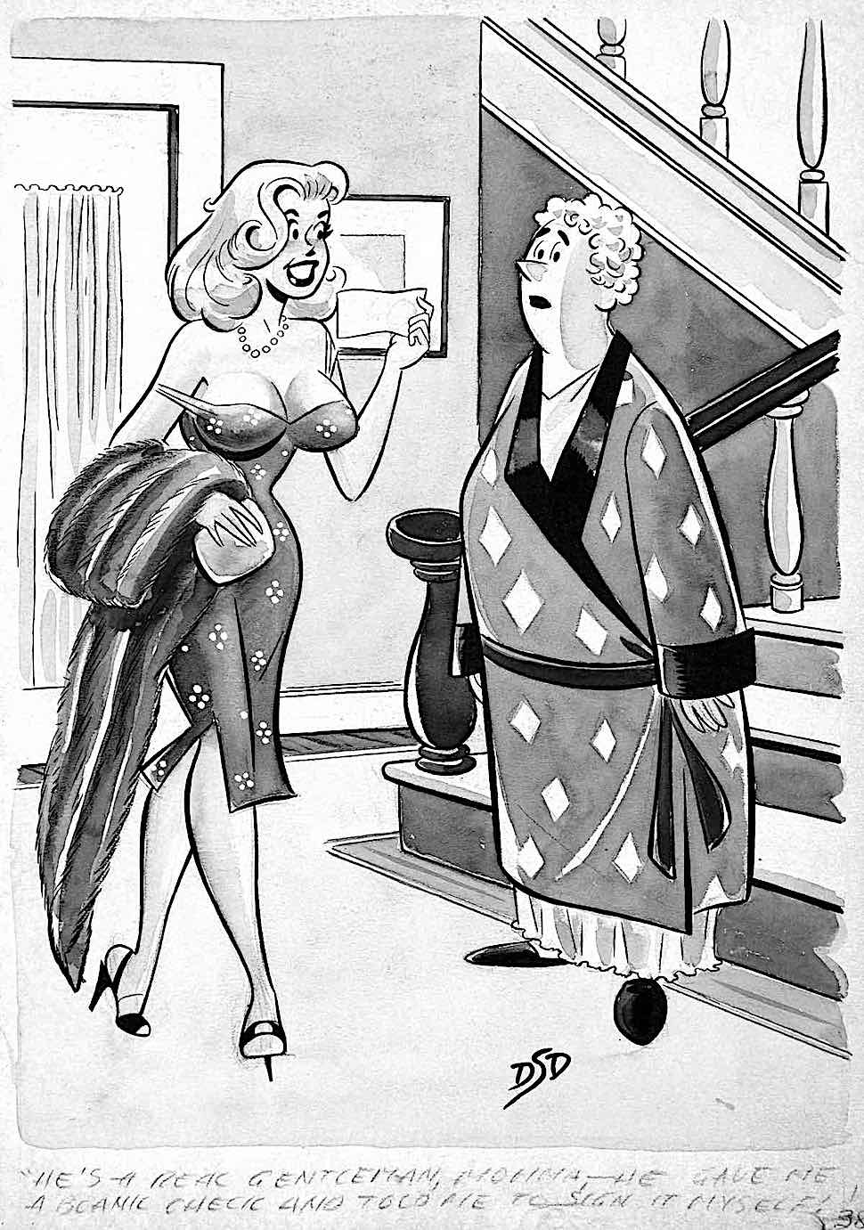 a Dan Decarlo men's magazine cartoon