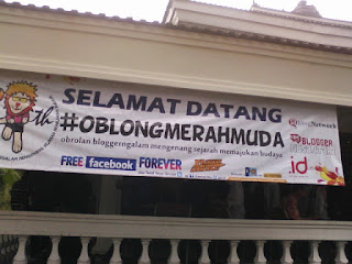 #Oblongmerahmuda - Obrolan Bloggerngalam Mengenang sejarah Memajukan Budaya